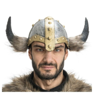 Vikingahjälm Med Horn