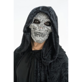 Diamant Skelettmask Silver