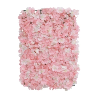 Hortensia Blomvägg Ljusrosa