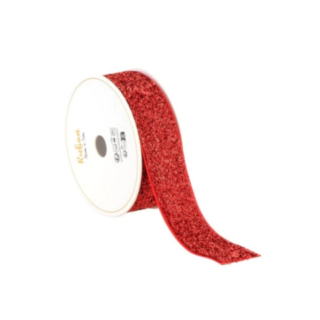 Glitterband Röd