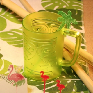 Tiki Plastmugg Grön
