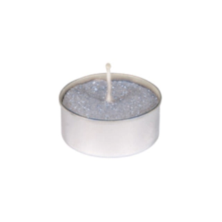 Glitter Värmeljus Silver