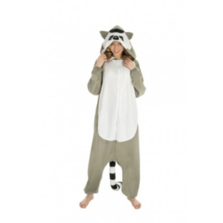 Tvättbjörn Onesie Teen Maskeraddräkt