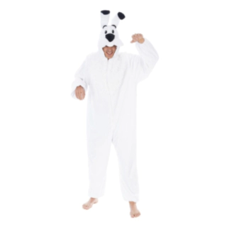 Asterix® Idefix Onesie Maskeraddräkt Vit
