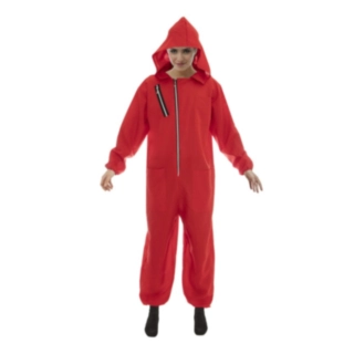 Casa de Papel Röd Overall Barndräkt