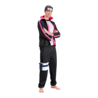 Boruto Uzumaki® Maskeraddräkt Svart/Rosa