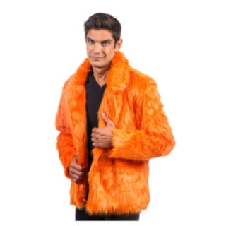 Pälsjacka Orange