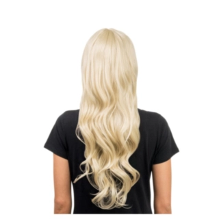 Jenna Lång Peruk Med Lugg Blond
