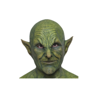 Troll Hyperrealistisk Latexmask Grön