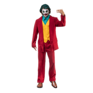 Joker Maskeraddräkt Röd