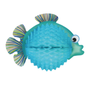 Tropisk Honeycomb Fisk Turkos