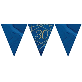 30-års Navy & Gold Vimpelgirlang