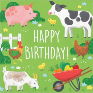 Farm Party Servetter