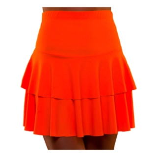 80-tal Kjol Neonorange