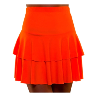 80-tal Kjol Neonorange