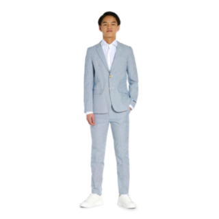 Opposuits Daily® Light Blue Seersucker Teen Kostym
