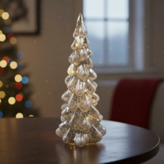 Glasgran LED-ljus Silver