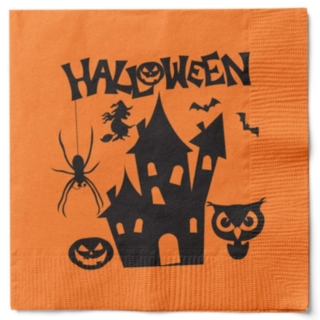 Halloween Servetter Orange