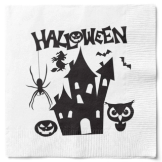 Halloween Servetter Spökhus