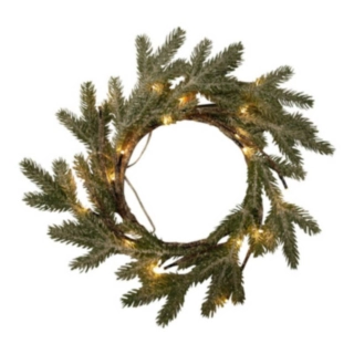Konstgjord Grankrans LED