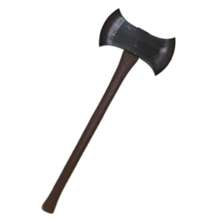 Dubbelsidig Viking Leksaksyxa Svart