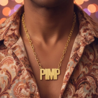 Pimp Halsband Guld