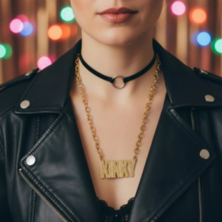 Kinky Halsband Guld