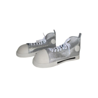 Jumbo Sneakers Skoöverdrag Silver