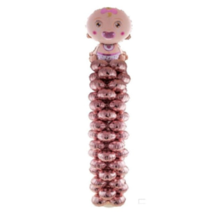 Baby Girl Ballongfigur