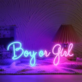 Boy Or Girl Neonskylt