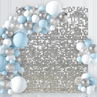 Bakgrund Väggpanel Silver