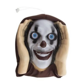 Skräckclown Fönsterdekoration