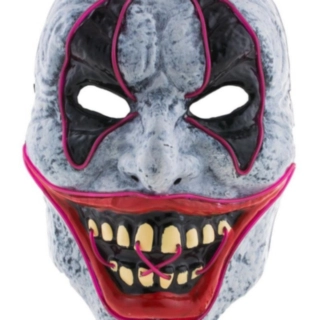 Killer Clown LED-mask