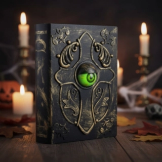 Rörlig Halloweenbok Med Ljud & Ljus