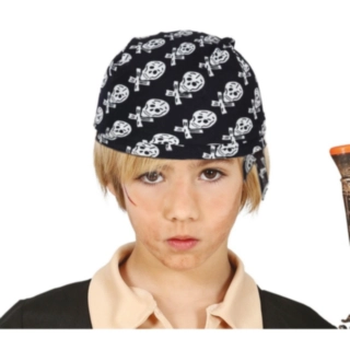 Pirat Barnbandana Svart