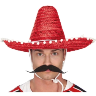 Sombrero Stråhatt Röd