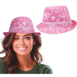 Party Girls Sommarhatt Ljusrosa