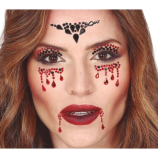 Blodig Vampyr Ansiktssmycken