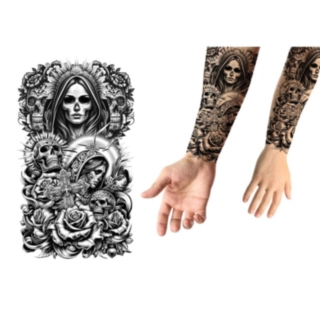 Catrina Halloween Falska Tatueringar