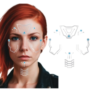 Cyborg Falska Tatueringar
