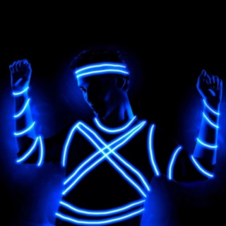 LED-tråd Blå