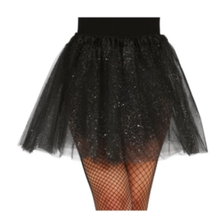 Glittrande Tutu Svart