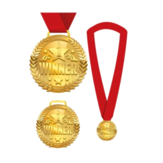 Winner Medalj Guld
