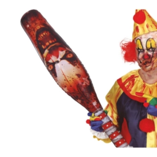 Horror Clown Uppblåsbart Slagträ