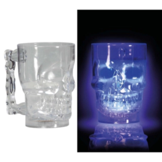 Dödskalle LED Mugg