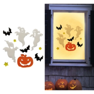 Halloween Spöken Fönsterdekal