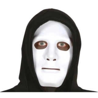 Anonym Halloweenmask Vit