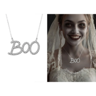 Boo Halsband Silver