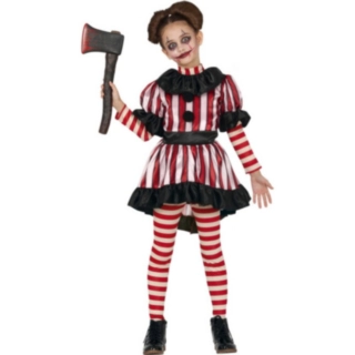 Vintage Mördarclown Barndräkt