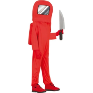 Imposter Röd Astronaut Barndräkt